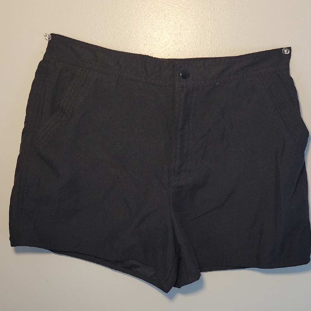 Croft & Barrow Black Flat Front Shorts
